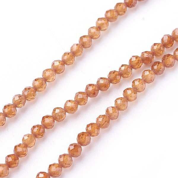 PandaHall Natural Garnet Beads Strands, Faceted, Round, Orange, 3~3.5mm, Hole: 0.5mm, about 115~130pcs/strand, 14.5~16.1 inch(37~41cm)...
PandaHall Natural Garnet Beads Strands, Faceted, Round, Orange, 3~3.5mm, Hole: 0.5mm, about 115~130pcs/strand, 14.5~16.1 inch(37~41cm)...