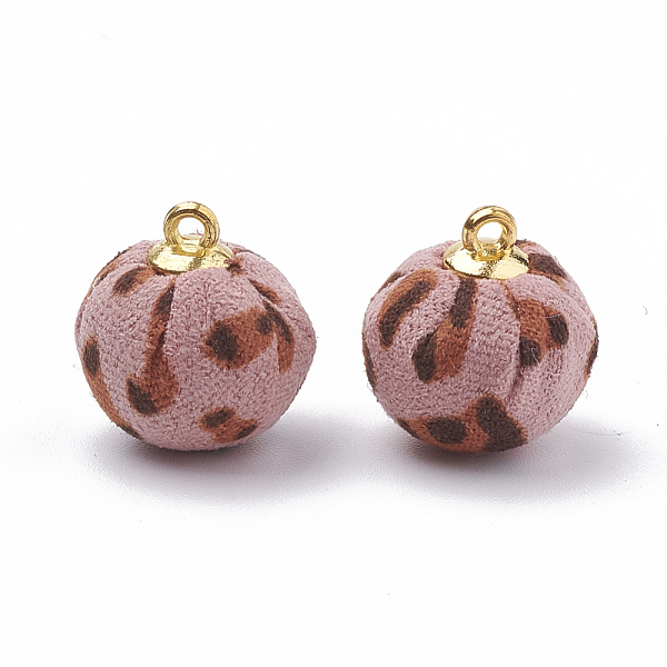 PandaHall Handmade Cloth Fabric Covered Pendants, with Golden Tone Alloy Findings, Round, Pink, 16~17x14mm, Hole: 1.5mm Cloth Round Pink
PandaHall Handmade Cloth Fabric Covered Pendants, with Golden Tone Alloy Findings, Round, Pink, 16~17x14mm, Hole: 1.5mm Cloth Round Pink
