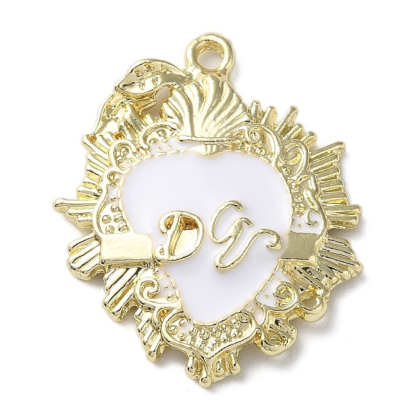 PandaHall Alloy Pendants, with Enamel, Long-Lasting Plated, Golden, Sacred Heart Charm, White, 29.5x23.5x3.5mm, Hole: 1.8mm Alloy+Enamel...
PandaHall Alloy Pendants, with Enamel, Long-Lasting Plated, Golden, Sacred Heart Charm, White, 29.5x23.5x3.5mm, Hole: 1.8mm Alloy+Enamel...