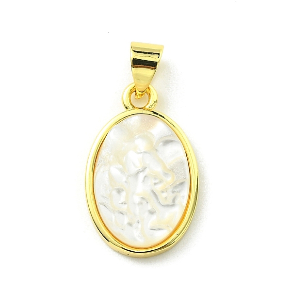 PandaHall Rack Plating Brass Pave Natural Shell Pendants, Oval Charms, Long-Lasting Plated, Real 18K Gold Plated, Cadmium Free & Lead Free...
PandaHall Rack Plating Brass Pave Natural Shell Pendants, Oval Charms, Long-Lasting Plated, Real 18K Gold Plated, Cadmium Free & Lead Free...