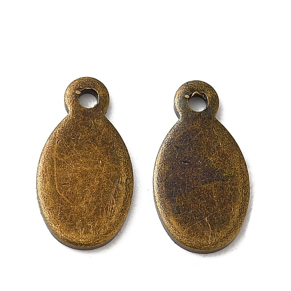 PandaHall Brass Stamping Blank Tag Pendants, Soldered, Oval, Antique Bronze, 13x7x1mm, Hole: 1.3mm Brass Oval
PandaHall Brass Stamping Blank Tag Pendants, Soldered, Oval, Antique Bronze, 13x7x1mm, Hole: 1.3mm Brass Oval
