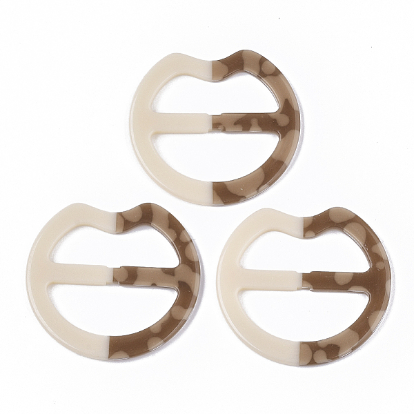 PandaHall Acrylic Slide Buckles, Webbing Belts Buckles, Clothing Decorations, Two Tone, Geometry, Sienna, 51.5x54.5x3mm Acrylic Others Brown
PandaHall Acrylic Slide Buckles, Webbing Belts Buckles, Clothing Decorations, Two Tone, Geometry, Sienna, 51.5x54.5x3mm Acrylic Others Brown
