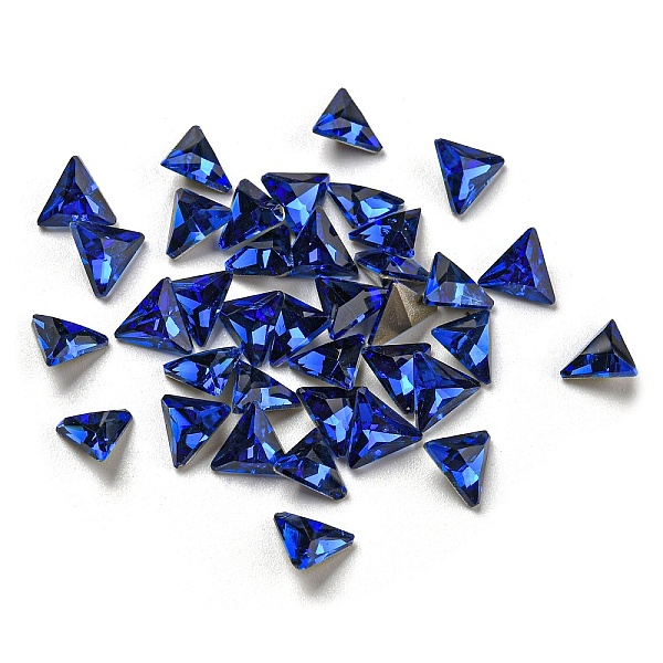 PandaHall Glass Rhinestone Cabochons, Back Plated, Triangle, Sapphire, 6x7x3mm Glass Rhinestone Triangle Blue
PandaHall Glass Rhinestone Cabochons, Back Plated, Triangle, Sapphire, 6x7x3mm Glass Rhinestone Triangle Blue