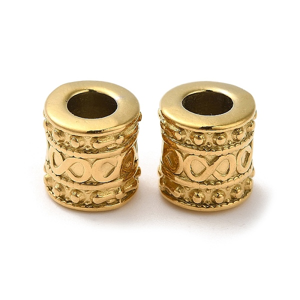 PandaHall 304 Stainless Steel Beads, Large Hole Beads, Column with Infinity, Real 18K Gold Plated, 8x8.5mm, Hole: 3.8mm 304 Stainless Steel...
PandaHall 304 Stainless Steel Beads, Large Hole Beads, Column with Infinity, Real 18K Gold Plated, 8x8.5mm, Hole: 3.8mm 304 Stainless Steel...