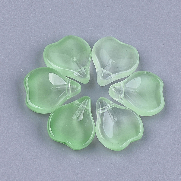 PandaHall Transparent Spray Painted Glass Pendants, Petal, Light Green, 15x13x5mm, Hole: 1mm Glass Petaline Green
PandaHall Transparent Spray Painted Glass Pendants, Petal, Light Green, 15x13x5mm, Hole: 1mm Glass Petaline Green