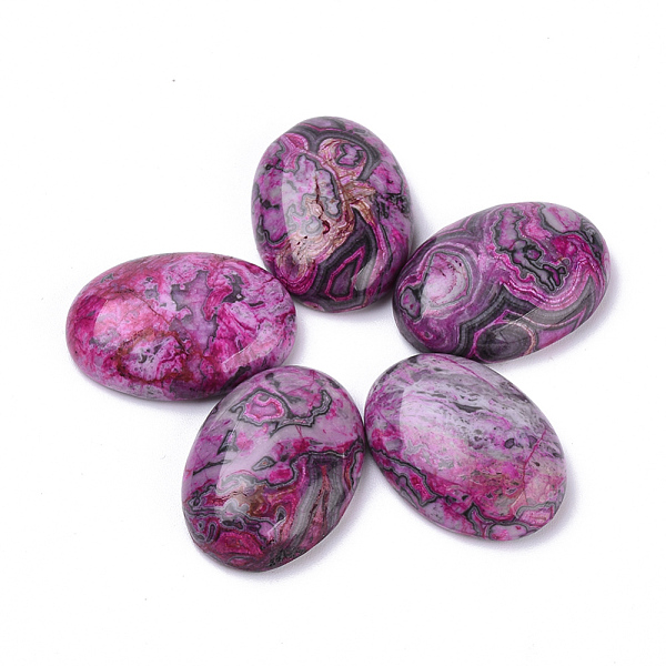PandaHall Natural Ripple Jasper Cabochons, Oval, Dyed, 25x18x7~8mm Other Jasper Oval
PandaHall Natural Ripple Jasper Cabochons, Oval, Dyed, 25x18x7~8mm Other Jasper Oval
