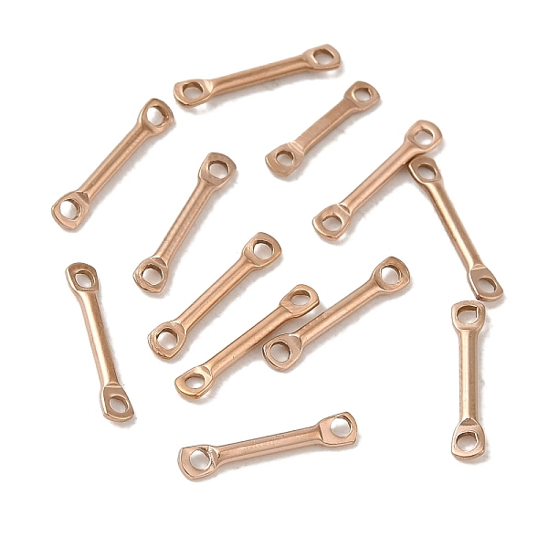 PandaHall Ion Plating(IP) 304 Stainless Steel Connector Charms, Bar Links, Rose Gold, 12x2x1.2mm, Hole: 1.2mm 304 Stainless Steel Stick
PandaHall Ion Plating(IP) 304 Stainless Steel Connector Charms, Bar Links, Rose Gold, 12x2x1.2mm, Hole: 1.2mm 304 Stainless Steel Stick