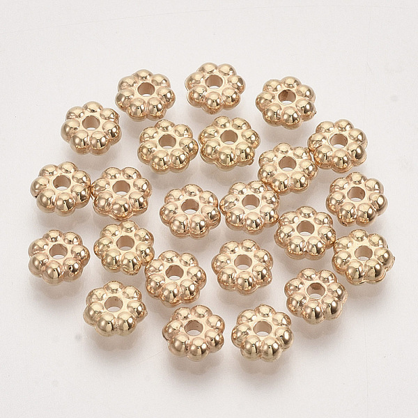 PandaHall CCB Plastic Spacer Beads, for Jewelry Making Supplies, Flower, Golden, 6.5x3mm, Hole: 1.6mm, about 294pcs/20g Plastic Flower
PandaHall CCB Plastic Spacer Beads, for Jewelry Making Supplies, Flower, Golden, 6.5x3mm, Hole: 1.6mm, about 294pcs/20g Plastic Flower