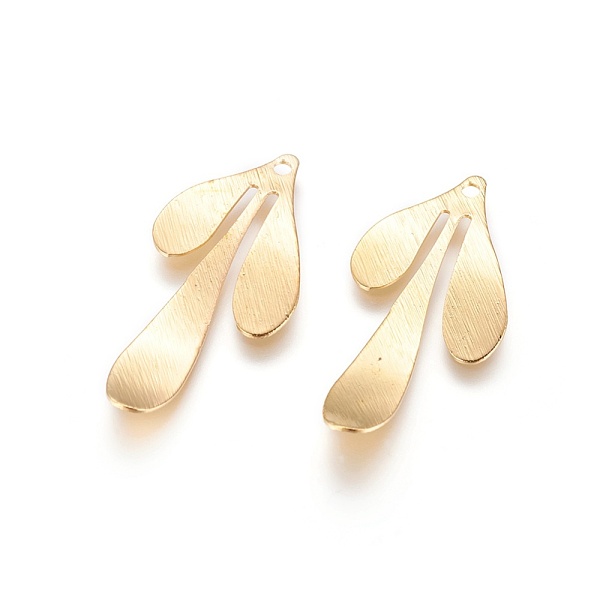 PandaHall Rack Plating Brass Pendants, Long-Lasting Plated, Leaf, Golden, 35.5x17x0.5mm, Hole: 1.5mm Brass Leaf
PandaHall Rack Plating Brass Pendants, Long-Lasting Plated, Leaf, Golden, 35.5x17x0.5mm, Hole: 1.5mm Brass Leaf