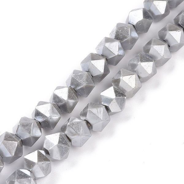 PandaHall Glass Pearl Beads Strands, Faceted, Polygon, Silver, 7.5x7.5mm, Hole: 1mm, about 49pcs/strand, 14.09 inch(35.8cm) Glass Polygon...
PandaHall Glass Pearl Beads Strands, Faceted, Polygon, Silver, 7.5x7.5mm, Hole: 1mm, about 49pcs/strand, 14.09 inch(35.8cm) Glass Polygon...