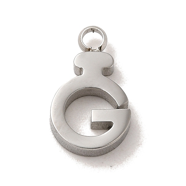 PandaHall 304 Stainless Steel Charms, Letter G Charm, Stainless Steel Color, 11x7x2mm, Hole: 1.5mm 304 Stainless Steel Letter G
PandaHall 304 Stainless Steel Charms, Letter G Charm, Stainless Steel Color, 11x7x2mm, Hole: 1.5mm 304 Stainless Steel Letter G