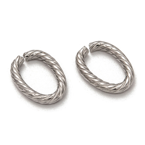 PandaHall 304 Stainless Steel Jump Rings, Open Jump Rings, Twisted, Stainless Steel Color, 14x10x2mm, Inner Diameter: 11x6mm 304 Stainless...
PandaHall 304 Stainless Steel Jump Rings, Open Jump Rings, Twisted, Stainless Steel Color, 14x10x2mm, Inner Diameter: 11x6mm 304 Stainless...
