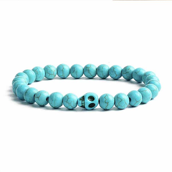 PandaHall Turquoise Bracelet with Elastic Rope Bracelet, Male and Female Lovers Best Friend Natural Gemstone
PandaHall Turquoise Bracelet with Elastic Rope Bracelet, Male and Female Lovers Best Friend Natural Gemstone