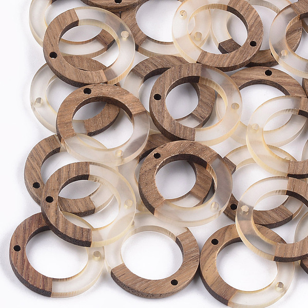 PandaHall Resin & Walnut Wood Links connectors, Ring, WhiteSmoke, 28x3mm, Hole: 1.8mm Resin+Wood Ring White
PandaHall Resin & Walnut Wood Links connectors, Ring, WhiteSmoke, 28x3mm, Hole: 1.8mm Resin+Wood Ring White
