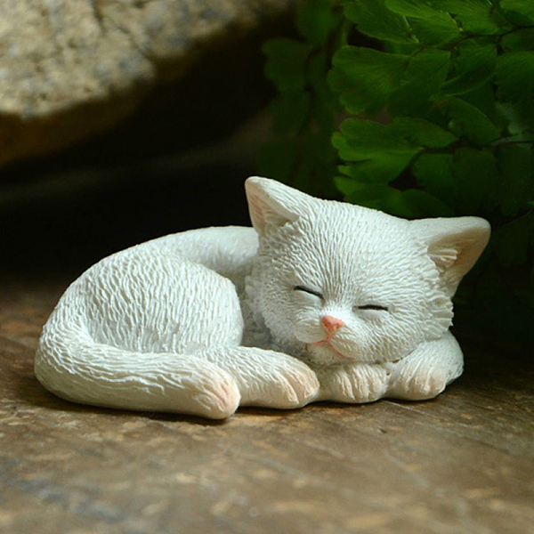 PandaHall Creative Resin Poses Cat Figurine Display Decorations, Simulation Animal, for Car Home Office, White, 55x45x26mm Resin Cat Shape...
PandaHall Creative Resin Poses Cat Figurine Display Decorations, Simulation Animal, for Car Home Office, White, 55x45x26mm Resin Cat Shape...