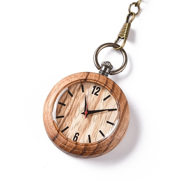 PandaHall Ebony Wood Pocket Watch with Brass Curb Chain and Clips, Flat Round Electronic Watch for Men, BurlyWood, 16-3/8~17-1/8 inch..., Orange
PandaHall Ebony Wood Pocket Watch with Brass Curb Chain and Clips, Flat Round Electronic Watch for Men, BurlyWood, 16-3/8~17-1/8 inch..., Orange