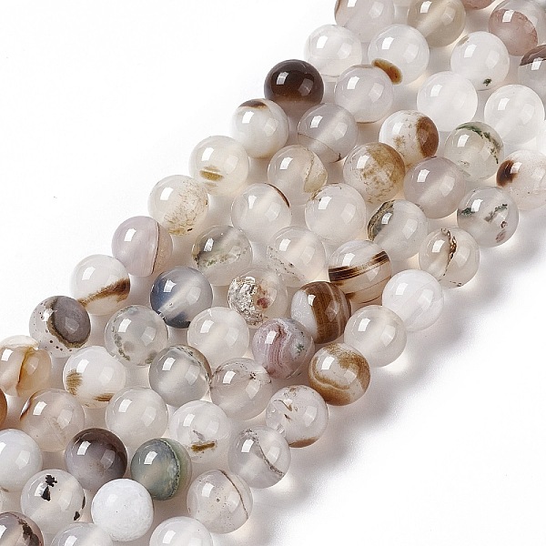 PandaHall Natural Dendritic Agate Beads Strands, Grade AB, Round, 8mm, Hole: 1.2mm, about 49pcs/strand, 14.96 inch(38cm) Dendritic Agate..., Gray
PandaHall Natural Dendritic Agate Beads Strands, Grade AB, Round, 8mm, Hole: 1.2mm, about 49pcs/strand, 14.96 inch(38cm) Dendritic Agate..., Gray