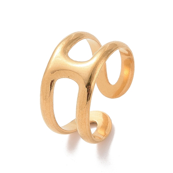 PandaHall Ion Plating(IP) 304 Stainless Steel Double Line Open Cuff Ring, Hollow Ring for Women, Golden, US Size 7 1/2(17.7mm) 304 Stainless...
PandaHall Ion Plating(IP) 304 Stainless Steel Double Line Open Cuff Ring, Hollow Ring for Women, Golden, US Size 7 1/2(17.7mm) 304 Stainless...