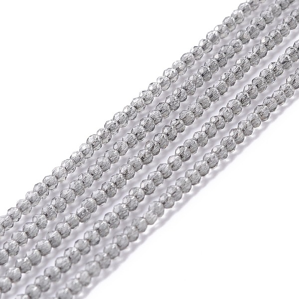 PandaHall Transparent Glass Beads Strands, Faceted, Round, Dark Gray, 2mm, Hole: 0.6mm, about 182~201pcs/strand, 14.57~15.24 inch...
PandaHall Transparent Glass Beads Strands, Faceted, Round, Dark Gray, 2mm, Hole: 0.6mm, about 182~201pcs/strand, 14.57~15.24 inch...