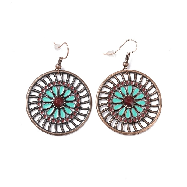 PandaHall 3 Pairs 3 Style Flat Round & Teardrop & Rhombus Cotton Braided Dangle Earrings, Ethnic Bohemian Alloy Big Drop Earrings for Women..., Multicolor
PandaHall 3 Pairs 3 Style Flat Round & Teardrop & Rhombus Cotton Braided Dangle Earrings, Ethnic Bohemian Alloy Big Drop Earrings for Women..., Multicolor