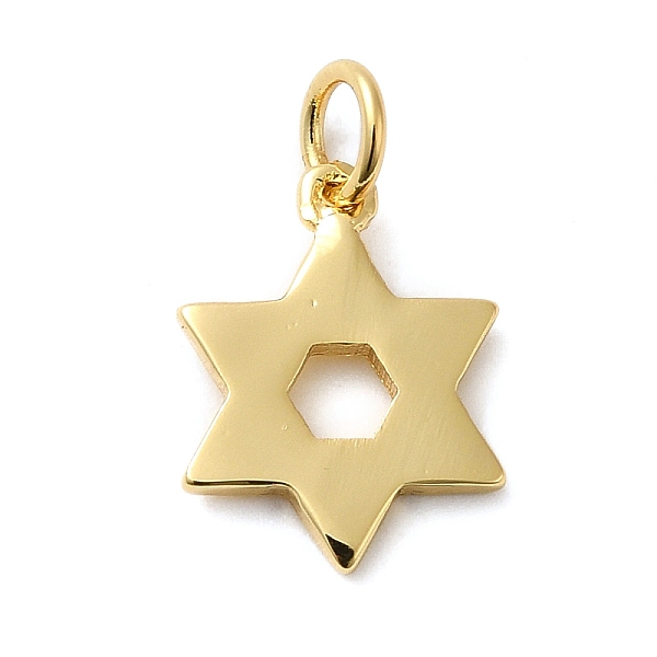 PandaHall Rack Plating Brass Charms, with Jump Ring, Lead Free & Cadmium Free, Long-Lasting Plated, Star of David Charm, Real 18K Gold...
PandaHall Rack Plating Brass Charms, with Jump Ring, Lead Free & Cadmium Free, Long-Lasting Plated, Star of David Charm, Real 18K Gold...