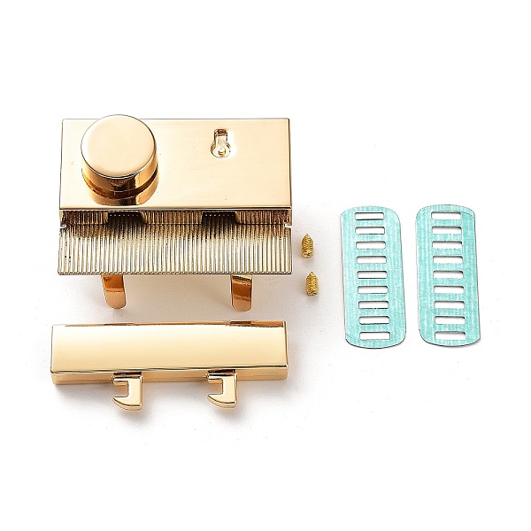 PandaHall Zinc Alloy Twist Bag Lock Purse Catch Clasps, for DIY Bag Purse Hardware Accessories, Light Gold, 5.2x3.8cm Alloy
PandaHall Zinc Alloy Twist Bag Lock Purse Catch Clasps, for DIY Bag Purse Hardware Accessories, Light Gold, 5.2x3.8cm Alloy