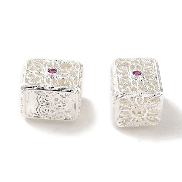 PandaHall Rack Plating Brass Pave Clear Cubic Zirconia Beads, Cadmium Free & Lead Free, Rectangle, Silver, 11.5x9x10mm, Hole: 2mm...
PandaHall Rack Plating Brass Pave Clear Cubic Zirconia Beads, Cadmium Free & Lead Free, Rectangle, Silver, 11.5x9x10mm, Hole: 2mm...