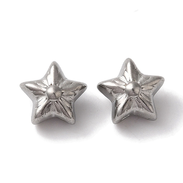 PandaHall 304 Stainless Steel Beads, Star, Stainless Steel Color, 8.5x8.5x6mm, Hole: 0.7mm 304 Stainless Steel Star
PandaHall 304 Stainless Steel Beads, Star, Stainless Steel Color, 8.5x8.5x6mm, Hole: 0.7mm 304 Stainless Steel Star