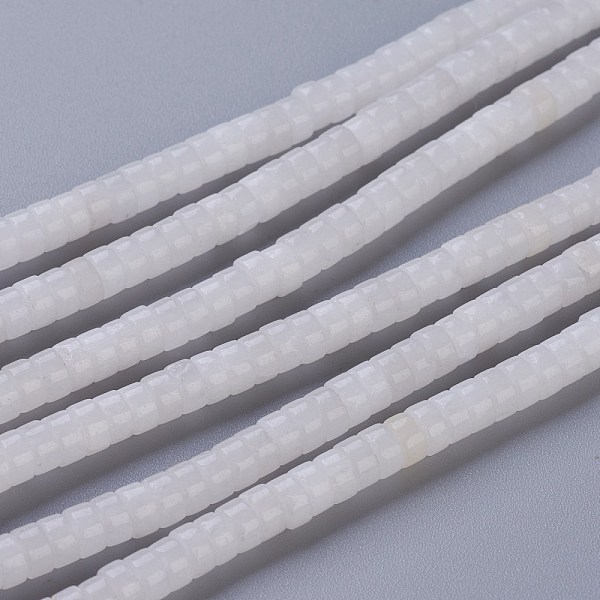 PandaHall Natural White Jade Beads Strands, Heishi Beads, Flat Round/Disc, 4~4.5x2.5mm, Hole: 0.7mm, about 167pcs/strand, 15.43 inch(39.2cm)...
PandaHall Natural White Jade Beads Strands, Heishi Beads, Flat Round/Disc, 4~4.5x2.5mm, Hole: 0.7mm, about 167pcs/strand, 15.43 inch(39.2cm)...