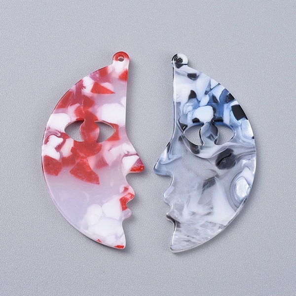 PandaHall Cellulose Acetate(Resin) Pendants, Right Face, Mixed Color, 51x25.5x2.5mm, Hole: 1.4mm Cellulose Acetate Others Multicolor
PandaHall Cellulose Acetate(Resin) Pendants, Right Face, Mixed Color, 51x25.5x2.5mm, Hole: 1.4mm Cellulose Acetate Others Multicolor