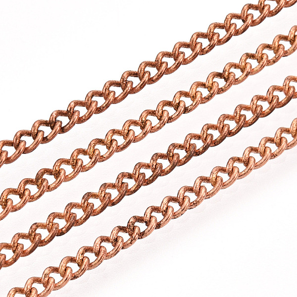 PandaHall Brass Twisted Chains, Curb Chains, Unwelded, with Spool, Oval, Lead Free & Nickel Free & Cadmium Free, Unplated, 3x2x0.6mm, about...
PandaHall Brass Twisted Chains, Curb Chains, Unwelded, with Spool, Oval, Lead Free & Nickel Free & Cadmium Free, Unplated, 3x2x0.6mm, about...