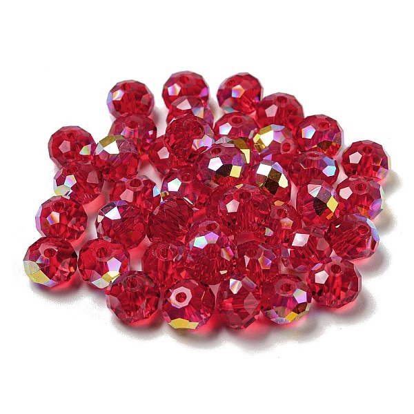 PandaHall Electroplate Glass Beads, Rondelle, Dark Red, 8x6mm, Hole: 1.6mm, 100pcs/bag Glass Rondelle
PandaHall Electroplate Glass Beads, Rondelle, Dark Red, 8x6mm, Hole: 1.6mm, 100pcs/bag Glass Rondelle