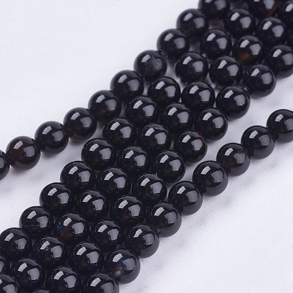 PandaHall Natural Black Onyx Beads Strands, Grade AB, Round, Dyed & Heated, Black, 4mm, Hole: 0.8mm, about 97pcs/strand, 15.5 inch Black...
PandaHall Natural Black Onyx Beads Strands, Grade AB, Round, Dyed & Heated, Black, 4mm, Hole: 0.8mm, about 97pcs/strand, 15.5 inch Black...