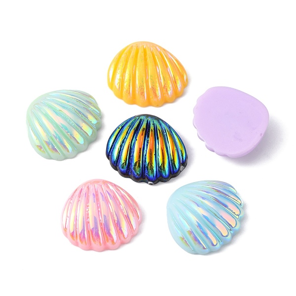 PandaHall Resin Cabochons, AB Color, Shell, Mixed Color, 21x19mm Resin Shell Shape Multicolor
PandaHall Resin Cabochons, AB Color, Shell, Mixed Color, 21x19mm Resin Shell Shape Multicolor