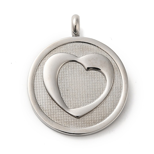 PandaHall 304 Stainless Steel Pendants, Stainless Steel Color, Flat Round, Heart, 31x25x2mm, Hole: 4mm 304 Stainless Steel Heart
PandaHall 304 Stainless Steel Pendants, Stainless Steel Color, Flat Round, Heart, 31x25x2mm, Hole: 4mm 304 Stainless Steel Heart