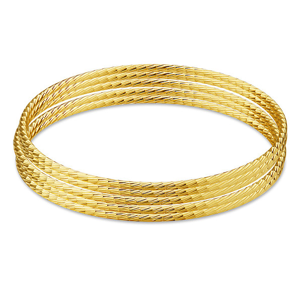PandaHall SHEGRACE Brass Buddhist Bangle Sets, Real 24K Gold Plated, 2-3/8 inch(6.2cm), 5pcs/set Brass
PandaHall SHEGRACE Brass Buddhist Bangle Sets, Real 24K Gold Plated, 2-3/8 inch(6.2cm), 5pcs/set Brass