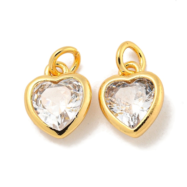 PandaHall Brass Micro Pave Clear Cubic Zirconia Pendants, Heart, with Jump Ring, Real 18K Gold Plated, 9x7x3mm, Hole: 3mm Brass+Cubic...
PandaHall Brass Micro Pave Clear Cubic Zirconia Pendants, Heart, with Jump Ring, Real 18K Gold Plated, 9x7x3mm, Hole: 3mm Brass+Cubic...