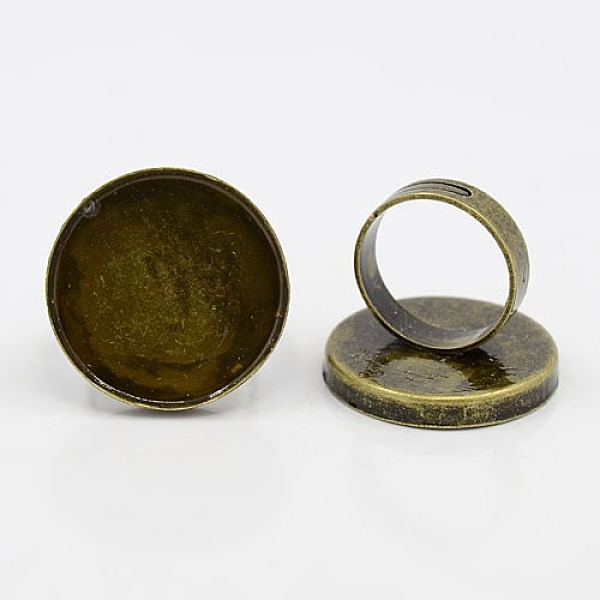 PandaHall Brass Ring Shanks, Pad Ring Base Findings, For Jewelry Making, Adjustable, Cadmium Free & Nickel Free & Lead Free, Antique Bronze...
PandaHall Brass Ring Shanks, Pad Ring Base Findings, For Jewelry Making, Adjustable, Cadmium Free & Nickel Free & Lead Free, Antique Bronze...