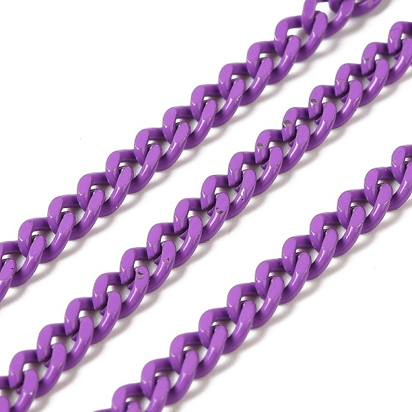 PandaHall Spray Painted 304 Stainless Steel Curb Chains, with Spool, Unwelded, Blue Violet, 5x3.5x1.6mm 304 Stainless Steel
PandaHall Spray Painted 304 Stainless Steel Curb Chains, with Spool, Unwelded, Blue Violet, 5x3.5x1.6mm 304 Stainless Steel
