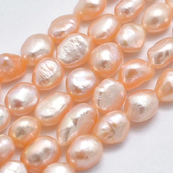 PandaHall Natural Cultured Freshwater Pearl Beads Strands, Oval, Sandy Brown, 10~14x7~9mm, Hole: 0.8mm, about 37~38pcs/strand, 13.7...
PandaHall Natural Cultured Freshwater Pearl Beads Strands, Oval, Sandy Brown, 10~14x7~9mm, Hole: 0.8mm, about 37~38pcs/strand, 13.7...