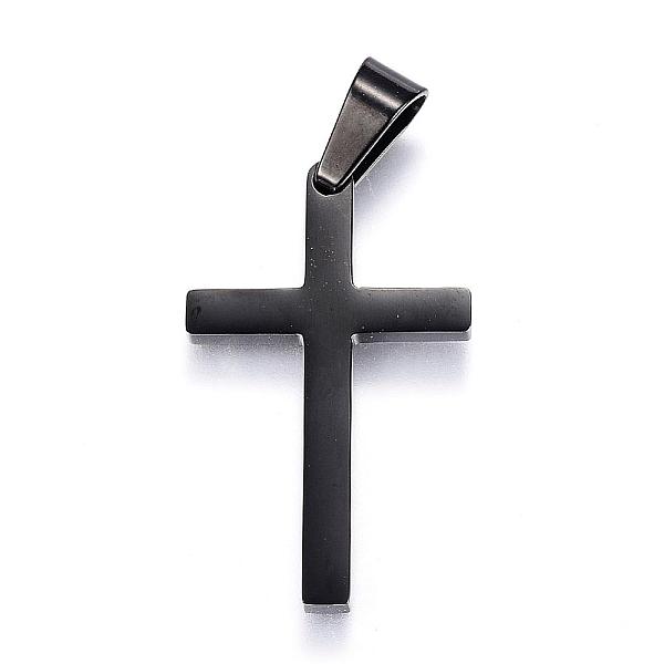 PandaHall 304 Stainless Steel Pendants, Cross, Gunmetal, 32x20x3mm, Hole: 4mm 304 Stainless Steel Cross
PandaHall 304 Stainless Steel Pendants, Cross, Gunmetal, 32x20x3mm, Hole: 4mm 304 Stainless Steel Cross