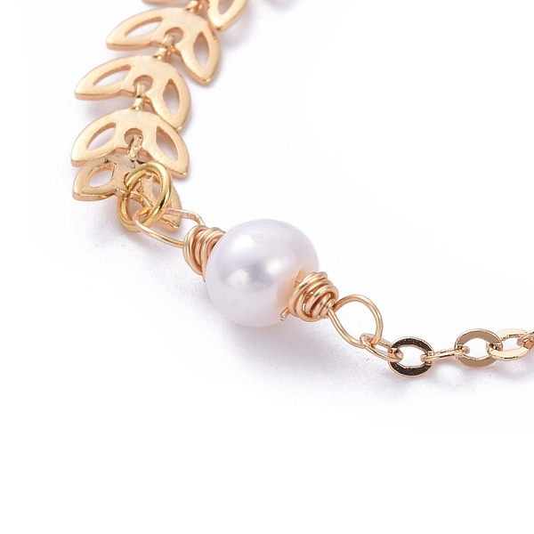 PandaHall Brass Cobs Chain & Cable Chain Bracelets, with Natural Cultured Freshwater Pearl Beads and 304 Stainless Steel Lobster Claw Clasps...
PandaHall Brass Cobs Chain & Cable Chain Bracelets, with Natural Cultured Freshwater Pearl Beads and 304 Stainless Steel Lobster Claw Clasps...