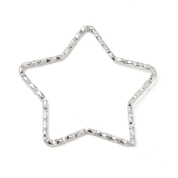 PandaHall 304 Stainless Steel Linking Rings, Textured, Star, Stainless Steel Color, 26x27x1mm, Inner Diameter: 21x24mm 304 Stainless Steel...
PandaHall 304 Stainless Steel Linking Rings, Textured, Star, Stainless Steel Color, 26x27x1mm, Inner Diameter: 21x24mm 304 Stainless Steel...