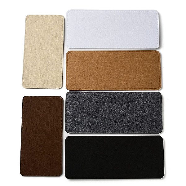 PandaHall Felt Bag Bottoms, Rectangle, Mixed Color, 13~13.1x24.9~30.7x0.45~0.6cm Felt Rectangle Multicolor
PandaHall Felt Bag Bottoms, Rectangle, Mixed Color, 13~13.1x24.9~30.7x0.45~0.6cm Felt Rectangle Multicolor
