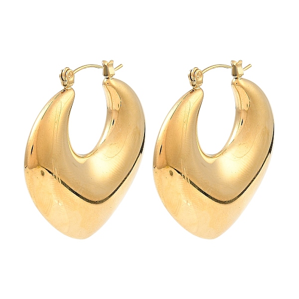 PandaHall 304 Stainless Steel Hoop Earrings for Women, Teardrop, Real 18K Gold Plated, 36x40x7.5mm 304 Stainless Steel Teardrop
PandaHall 304 Stainless Steel Hoop Earrings for Women, Teardrop, Real 18K Gold Plated, 36x40x7.5mm 304 Stainless Steel Teardrop