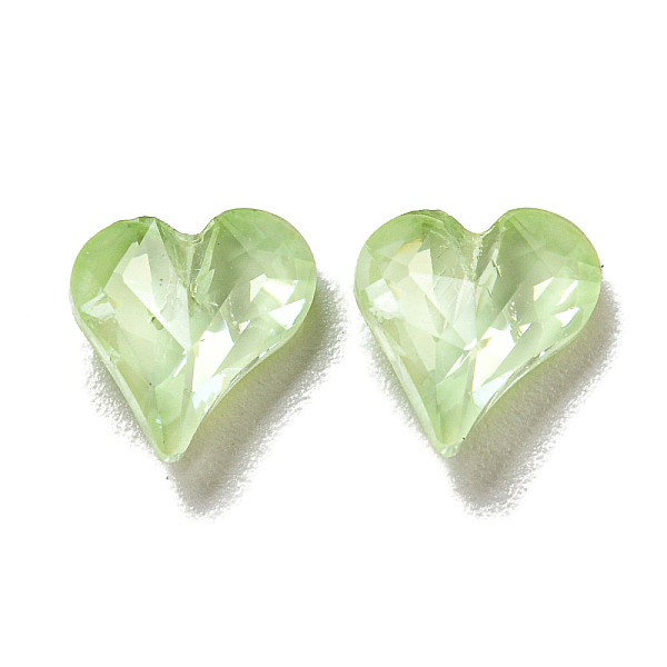 PandaHall Glass Rhinestone Cabochons, Point Back & Back Plated, Faceted, Heart, Chrysolite, 8x8x4mm Glass Rhinestone Heart Green
PandaHall Glass Rhinestone Cabochons, Point Back & Back Plated, Faceted, Heart, Chrysolite, 8x8x4mm Glass Rhinestone Heart Green