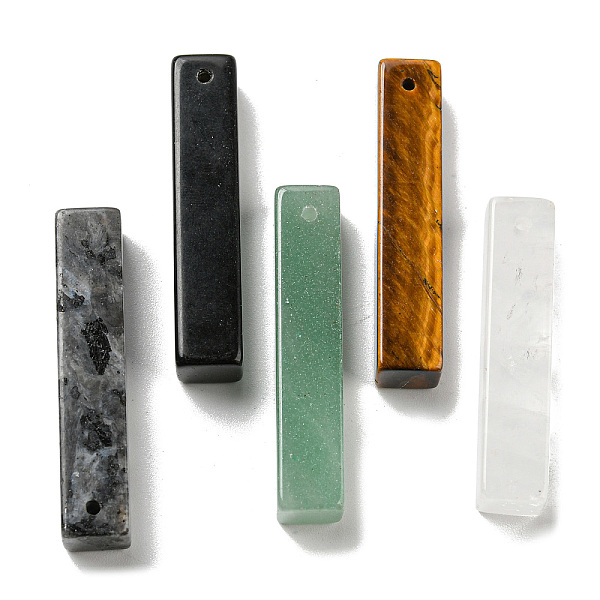 PandaHall Natural Mixed Gemstone Pendants, Rectangle Charms, 38~41x7.5~8x7.5~8mm, Hole: 1.5mm Mixed Stone Rectangle
PandaHall Natural Mixed Gemstone Pendants, Rectangle Charms, 38~41x7.5~8x7.5~8mm, Hole: 1.5mm Mixed Stone Rectangle