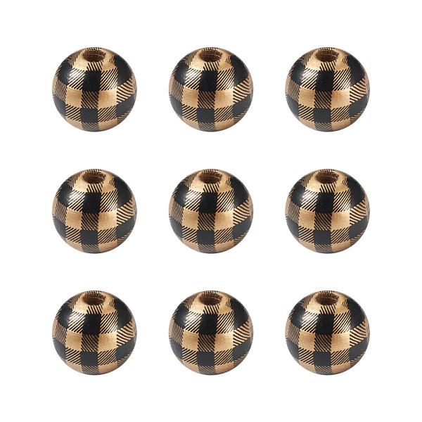 PandaHall Natural Wooden Beads, Plaid Beads, Tartan Pattern, Round, Gold, 5/8 inch(16mm), Hole: 4mm Wood Round Gold
PandaHall Natural Wooden Beads, Plaid Beads, Tartan Pattern, Round, Gold, 5/8 inch(16mm), Hole: 4mm Wood Round Gold