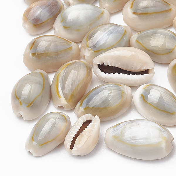 PandaHall Cowrie Shell Beads, Seashell Color, 12~17x7~11x5~8mm, about 1150pcs/500g Cowrie Shell Shell Shape
PandaHall Cowrie Shell Beads, Seashell Color, 12~17x7~11x5~8mm, about 1150pcs/500g Cowrie Shell Shell Shape