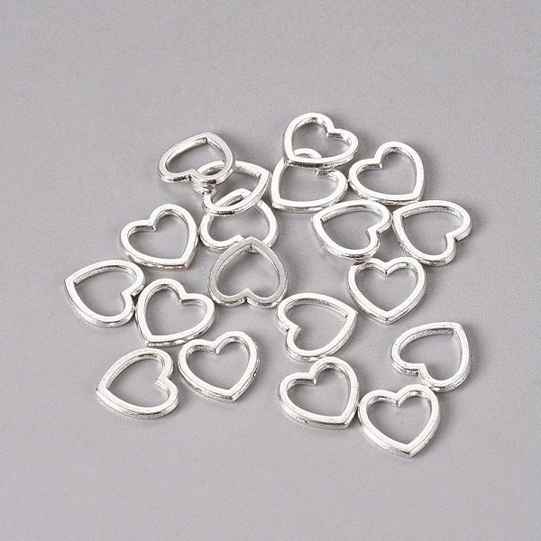 PandaHall Tibetan Style Linking Rings, Heart, Cadmium Free & Lead Free, Antique Silver, 10x10x1mm Alloy Heart
PandaHall Tibetan Style Linking Rings, Heart, Cadmium Free & Lead Free, Antique Silver, 10x10x1mm Alloy Heart